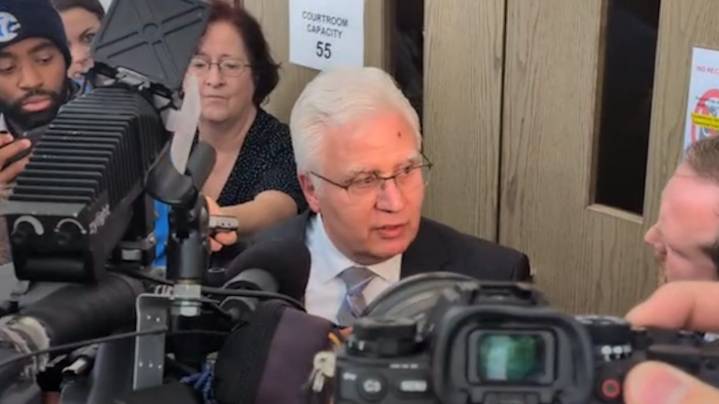 Attorney for Sherrone Moore, fired U-M coach, speaks to reporters