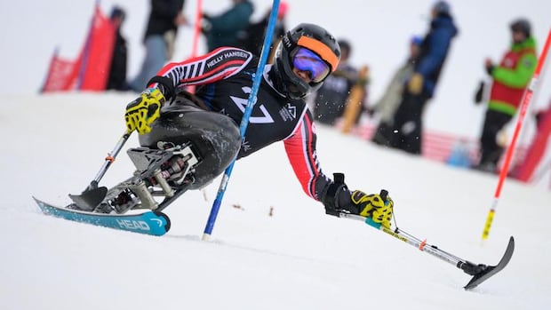 Canadian sit-skier Samuel Peters races towards Milano Cortina in his 2nd FIS season