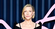 Cate Blanchett Polishes Her Peekaboo Bra With a Suit Dress at the 2025 Fashion Awards