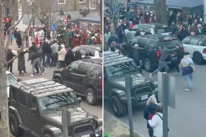 Wild street brawl erupts during ritzy Nantucket Christmas celebration