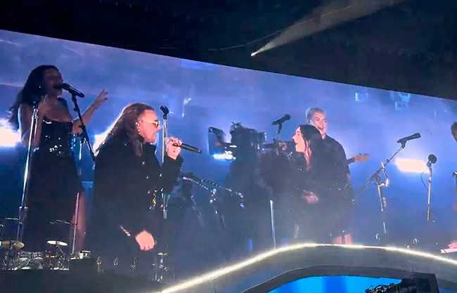 Canta Dua Lipa ‘Oye, Mi Amor’, junto a Fher, de Maná