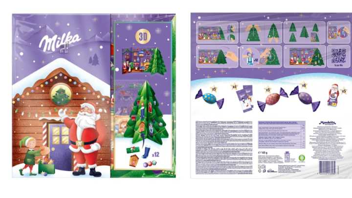 Alerta alimentaria por alérgenos sin etiquetar en un calendario de Adviento