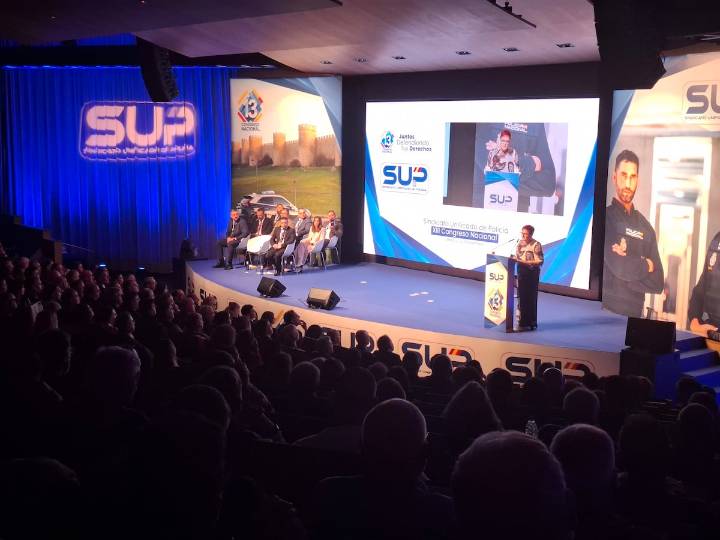 El sindicato policial SUP elige a su nuevo líder y homenajea a Mónica Gracia tras 12 años al frente