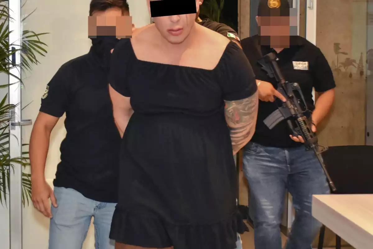 Detienen en Mérida a Juan Pablo “N”, por presuntos delitos de extorsión en Quintana Roo