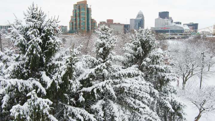 How much snow did you get in Kentucky? Search snow tracker by address