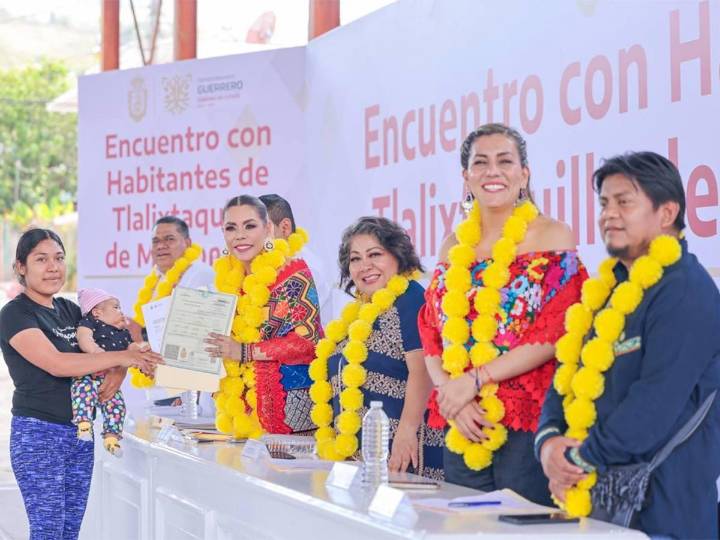 Evelyn Salgado reafirma inversión histórica en La Montaña: más caminos, obras y bienestar