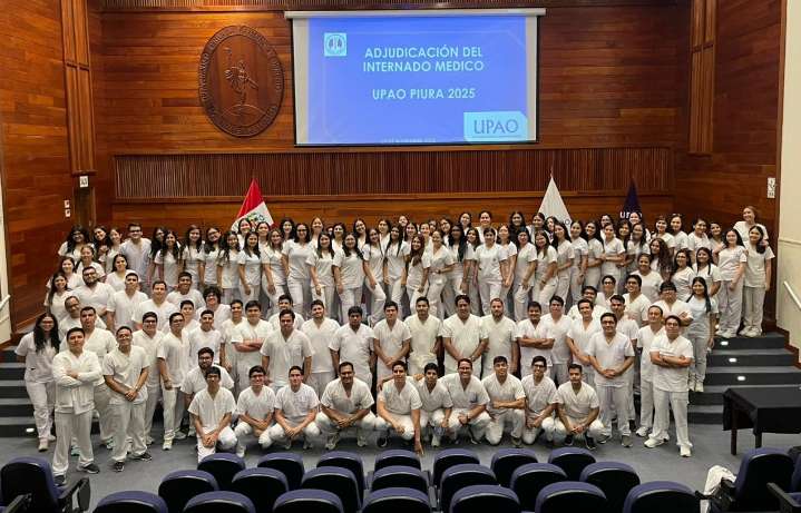 UPAO adjudica 114 plazas de internado médico en Piura mediante un proceso transparente y meritocrático