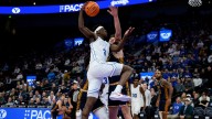 AJ Dybantsa and Keba Keita each score 22 points to lead No. 9 BYU past California Baptist 91