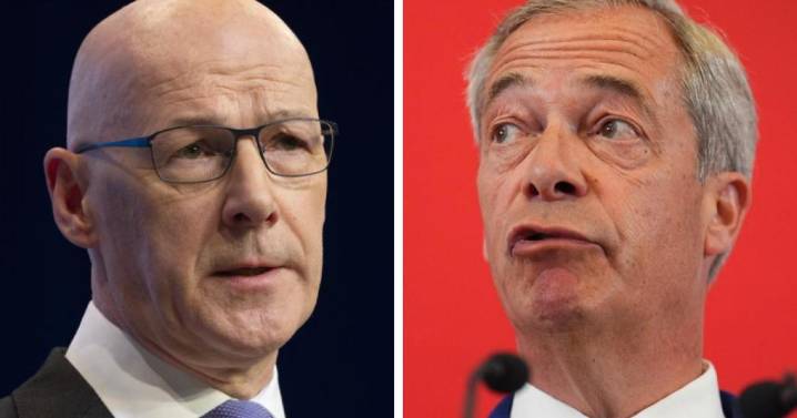 John Swinney responds to Nigel Farage's 'racist' Glasgow attack
