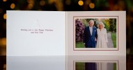 King and Queen’s Christmas card features 20th wedding anniversary portrait