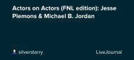 Actors on Actors (FNL edition): Jesse Plemons & Michael B. Jordan: ohnotheydidnt
