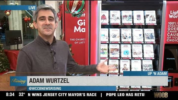 Up 'n Adam: Light the World Giving Machine