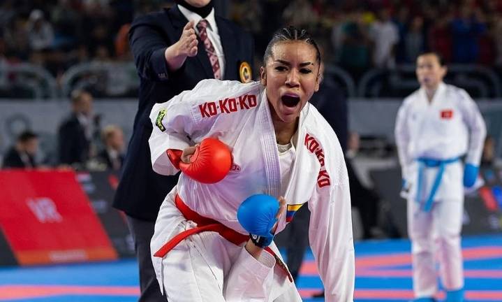Venezolana Yorgelis Salazar de nuevo en la élite internacional del karate