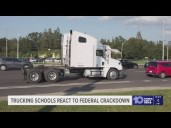 Here's why the Trump administration plans to crack down on trucking schools