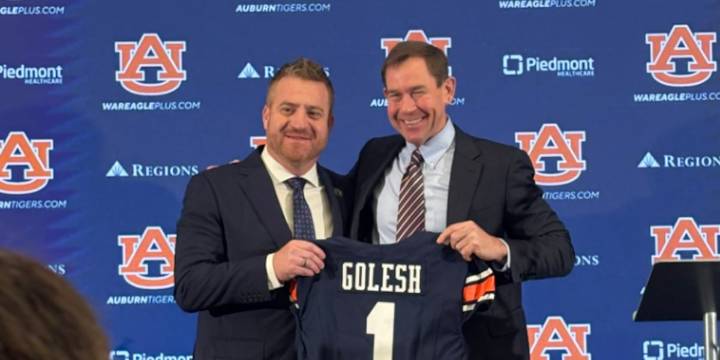 Alex Golesh becomes Auburn’s 33rd head football coach