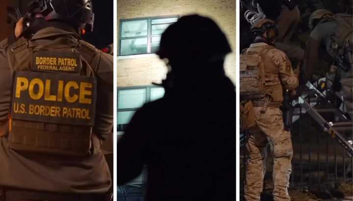 Group sues Trump administration for South Shore raid footage that fed propaganda videos