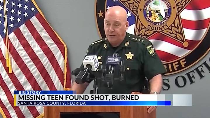 Teen found shot and burned in Alabama