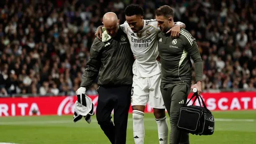 Real Madrid es un hospital: Éder Militao se lesionó y estará cuatro meses fuera de las canchas