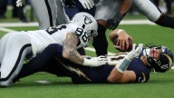 Raiders’ Maxx Crosby, Justin Herbert make up after blatant cheap shot