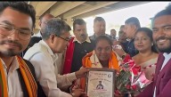 Queen of Grit and Glory: Simu Das Returns Home to Hero's Welcome