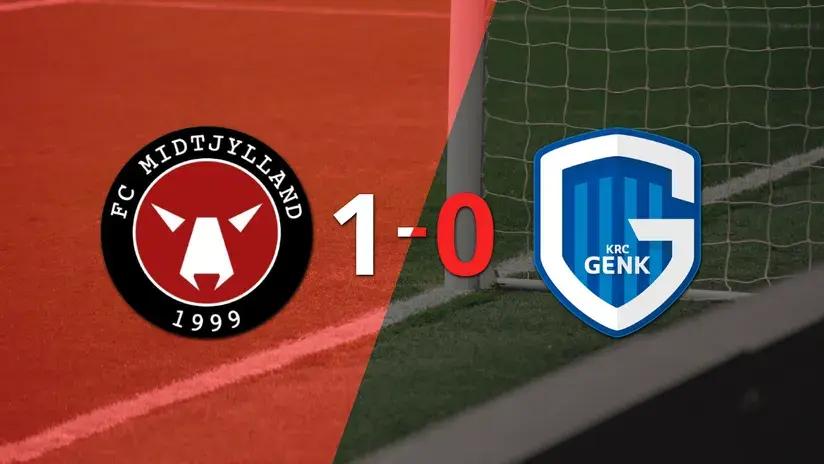 Europa League: Con un solo gol, Midtjylland derrotó a KRC Genk en el estadio Herning Stadion