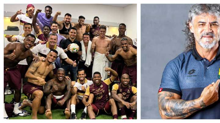 Jugadores del Deportes Tolima le cobran a Leonel Álvarez y se llevan los balones para la casa: la curiosa escena tras el paso a la final