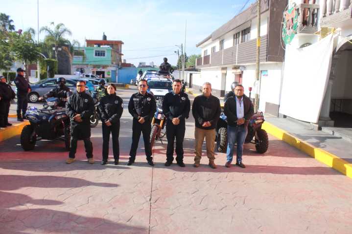 Refuerzan medidas de seguridad en Coronango para temporada decembrina: patrullajes constantes y apoyo bancario gratuito