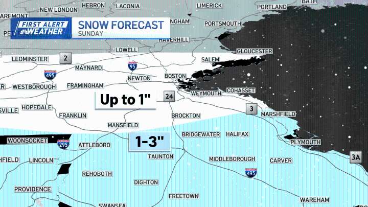 Snow could finally hit Boston this weekend