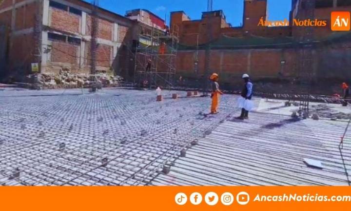 Huaraz: Supervisan avances en la construcción del Centro de Salud de Huarupampa