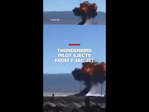 Thunderbird pilot ejects from F