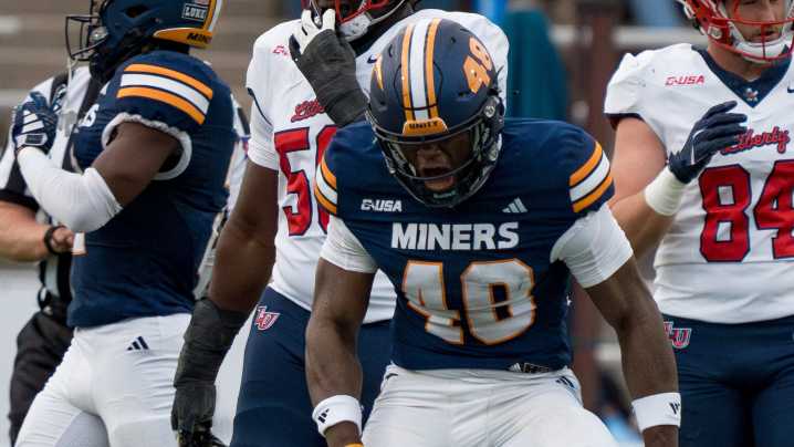 UTEP LB Micah Davey was selected first