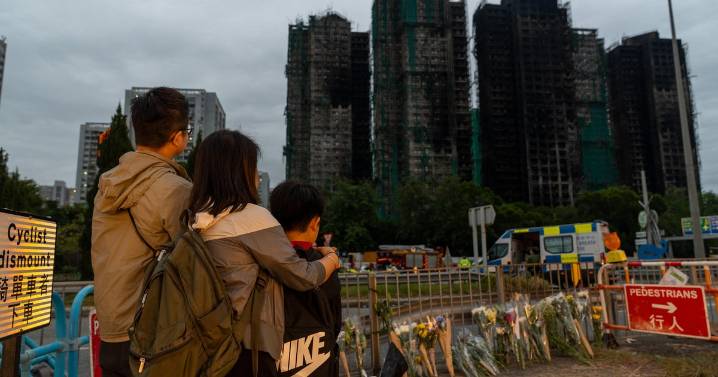 Hong Kong apartment fire death toll mounts, and China stifles criticism as safety violations are revealed