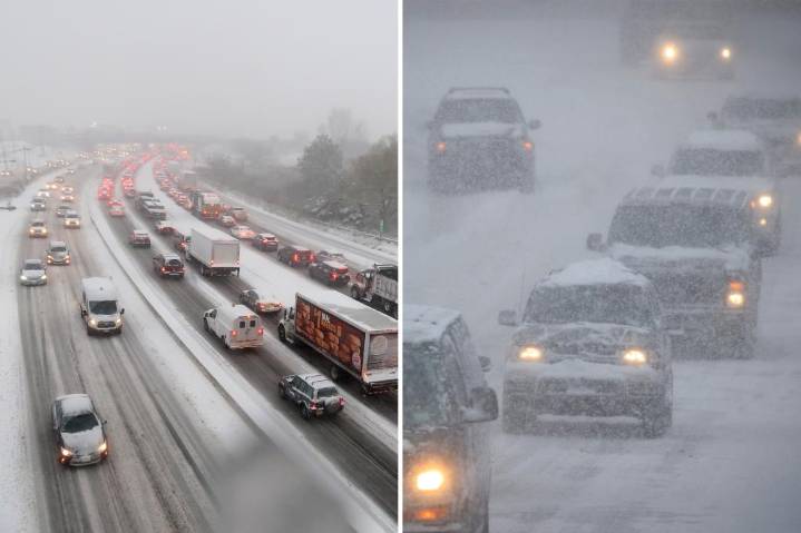 Nor'easter to bring wintery mix to morning NYC-area commute -