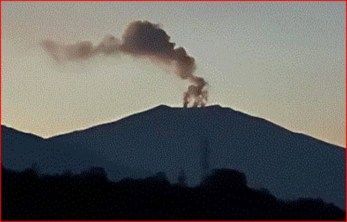 Volcán del Puracé con emisiones de cenizas de hasta 100 metros, sigue la alerta Naranja