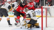 Schmid makes 24 saves, Golden Knights hand Devils 2nd straight shutout
