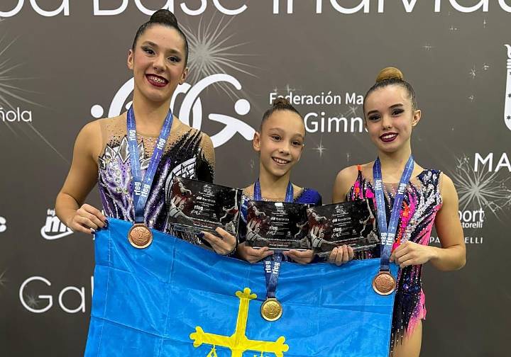 Ceila Mesa, bronce en la Copa Base cadete en un buen torneo para la comarca avilesina