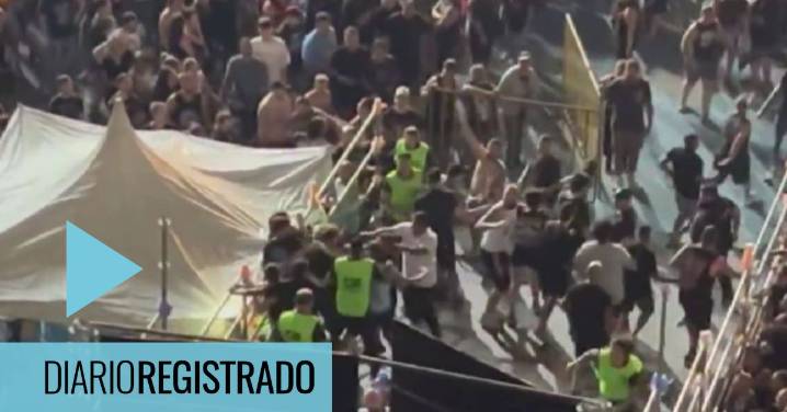 Tensión en la previa del show de “Los Fundamentalistas del Aire Acondicionado” en La Plata: corridas, golpes y gas pimienta
