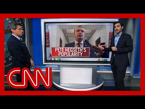 Pete Hegseth's popularity: Harry Enten runs the numbers on the Secretary of Defense