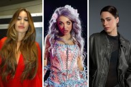 Invitadas por María Becerra. La sorpresiva y sensual participación de Pampita en River y los elogios de Tini