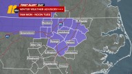 Central NC could see snow Monday with cold temperatures, black ice risk