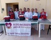 Concluye ISSSTE Hidalgo jornada de vacunación en el Penal de la Lima, Jaltocán