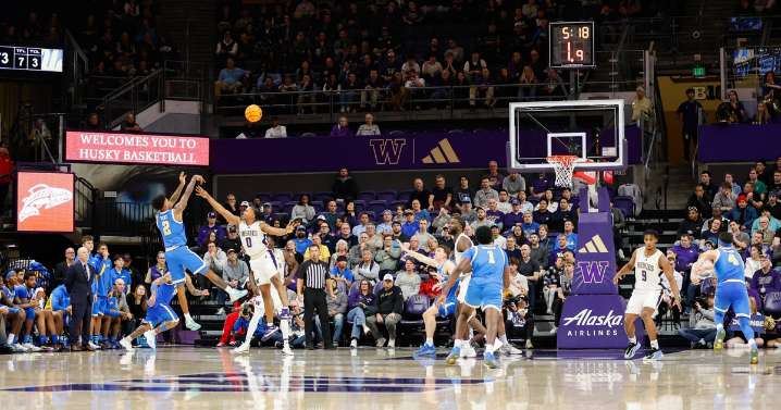 UCLA hangs on to beat Washington 82-80 in Big Ten opener behind Clark and Bilodeau