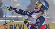 Remarkable Lindsey Vonn takes big lead in World Cup downhill with fast run to finish