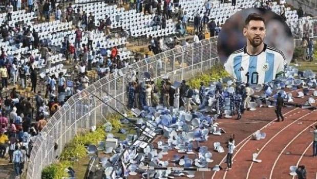 Por el caos que desató la visita de Messi a la India, detuvieron al organizador