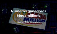 Mega Millions en vivo : resultados y ganadores del viernes 5 de diciembre de 2025