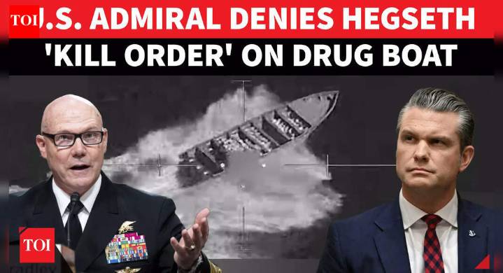 U.S Admiral Denies 'Kill Them All' Order By Hegseth; Capitol Erupts Over 2nd Strike Video