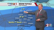 Snow Ends with Frigid Air Settling into the Miami Valley on Sunday