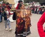 Preparativos para la peregrinación en honor a la Virgen de Guadalupe