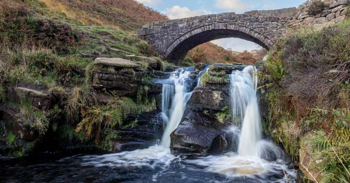 Peak District town with wild swimming, waterfalls and picturesque walks