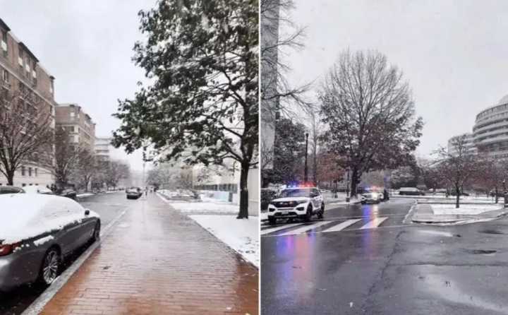 Washington registra su primera nevada el día del sorteo del Mundial 2026